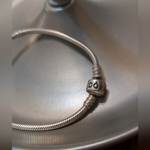 Pandora Silver Charm Bracelet.